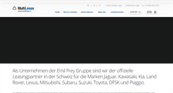 Desktop Screenshot of multilease.ch