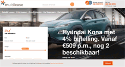 Desktop Screenshot of multilease.nl
